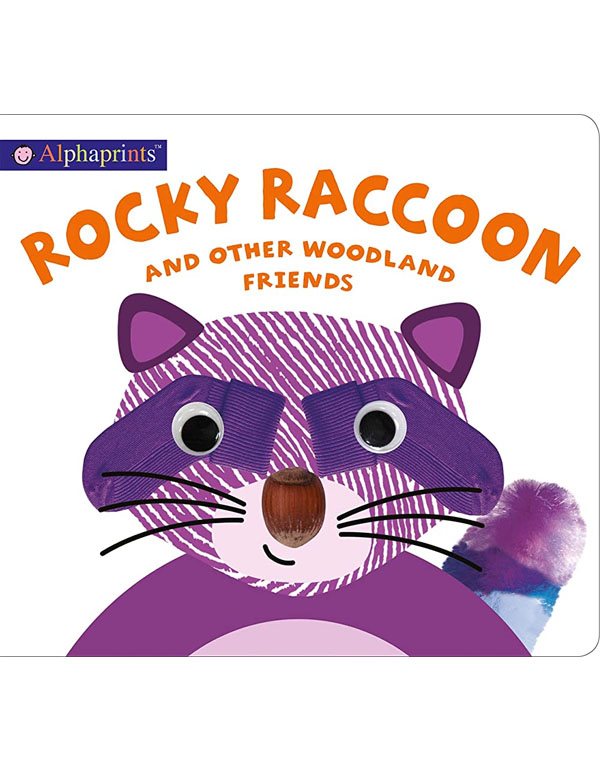 Alphaprints: Rocky Raccoon and other woodland friends