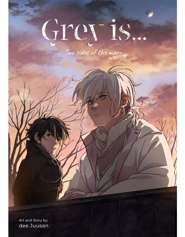 Grey is: Two sides of the moon