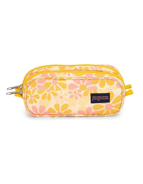 JanSport Skip Daisy Yellow Large Accessory Pouch