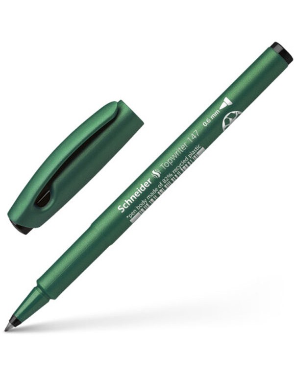 Schneider Topwriter 147 Fibrepren Black 0.6mm