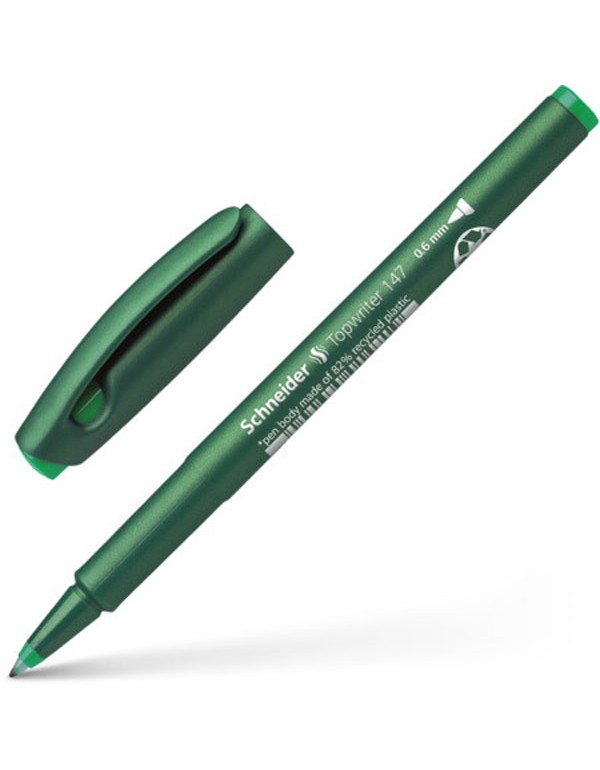 Schneider Topwriter 147 Fibrepen Green 0.6mm