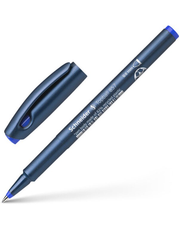 Schneider Topball 857 Rollerball Pen Blue 0.6mm