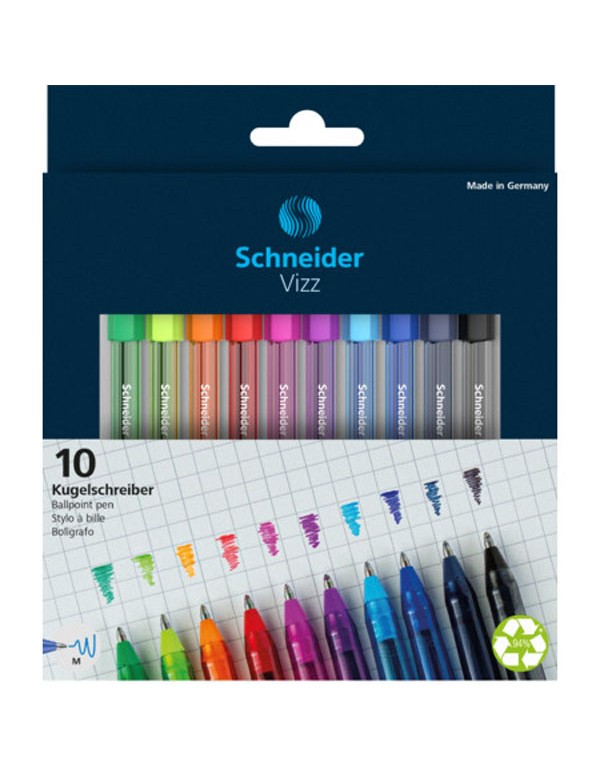 Schneider Vizz Ballpoint Pen M Pack of 10