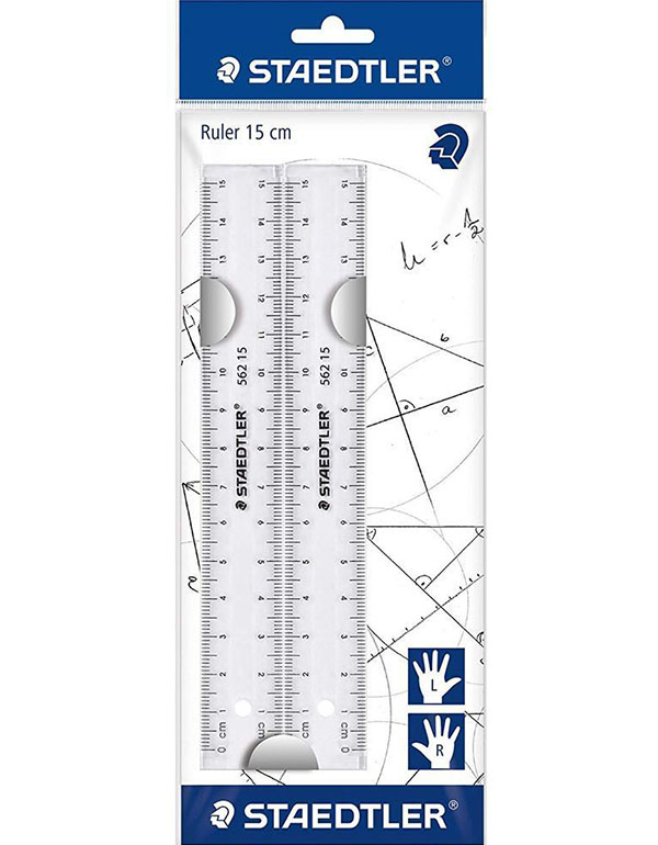 Staedtler Flat Ruler Set 15CM Pack of 2