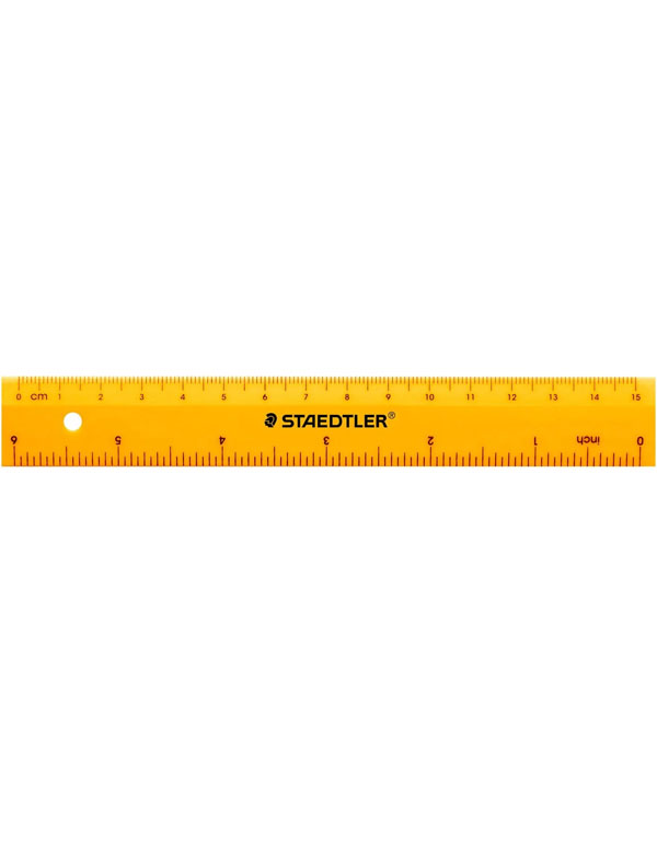Staedtler Ruler Pastel 15CM, Assorted Colors