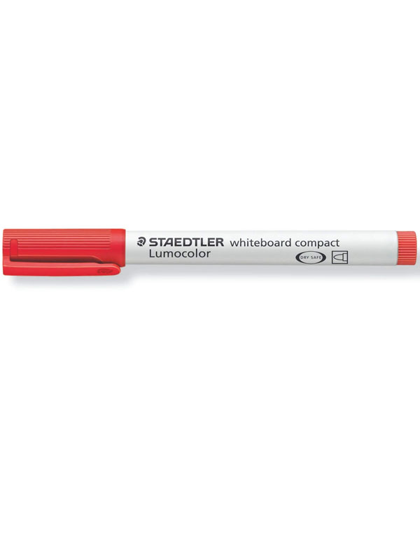 Staedtler Lumocolor Bevelled Whiteboard Pen Red