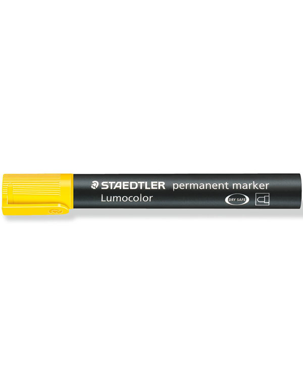 Staedtler Lumocolor Bullet Permanent Marker Yellow