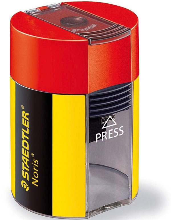 Staedtler Noris Pencil Sharpener Black & Yellow