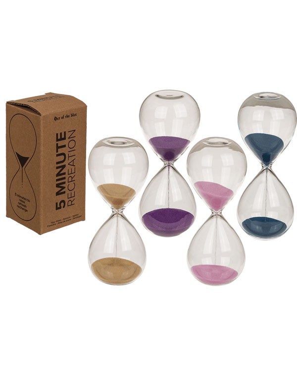 5 Minute break Hourglass