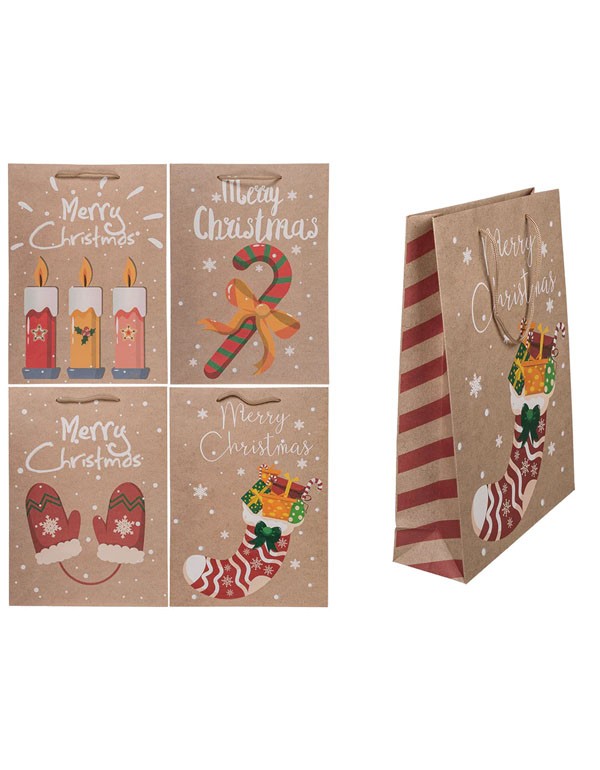 Christmas Warms Paper Gift Bag