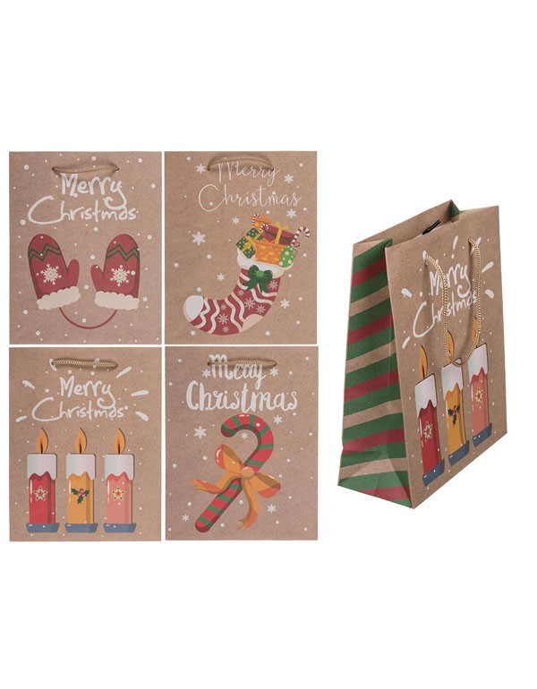 Christmas Warms Paper Gift Bag