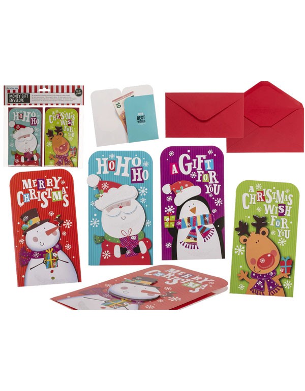 Money gift couvert with envelope, 16x9cm