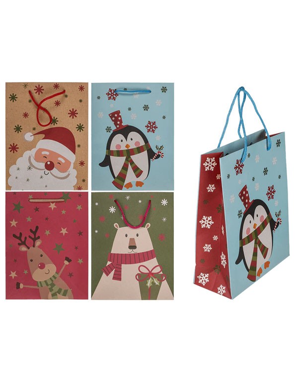 Christmas Friends Paper Gift Bag