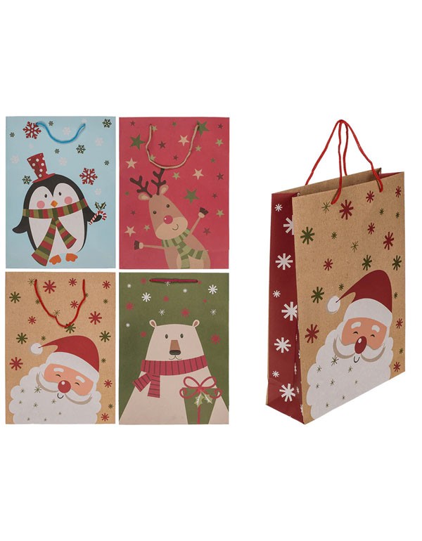 Christmas Friends Paper Gift Bag