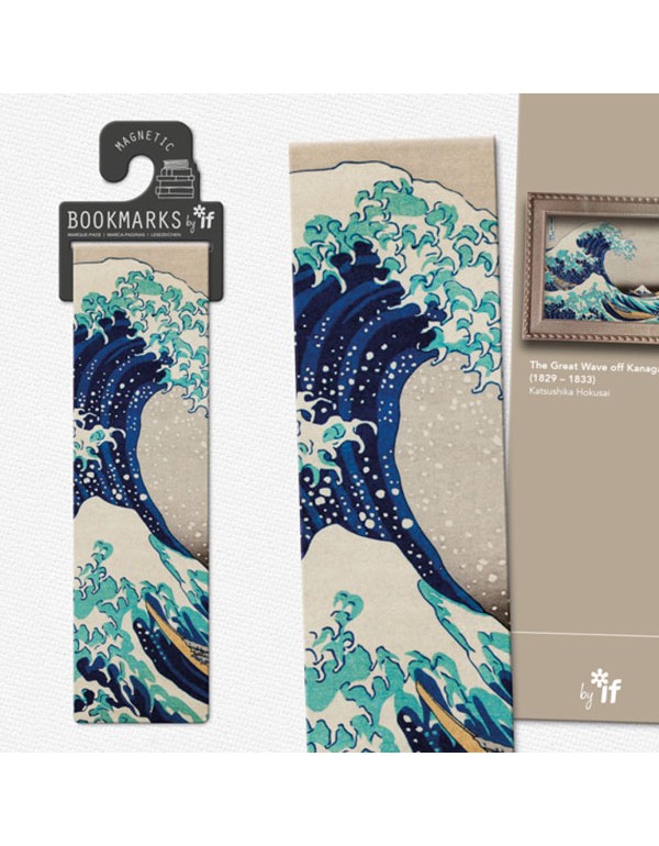 Classics Magnetic Bookmarks - The Great Wave