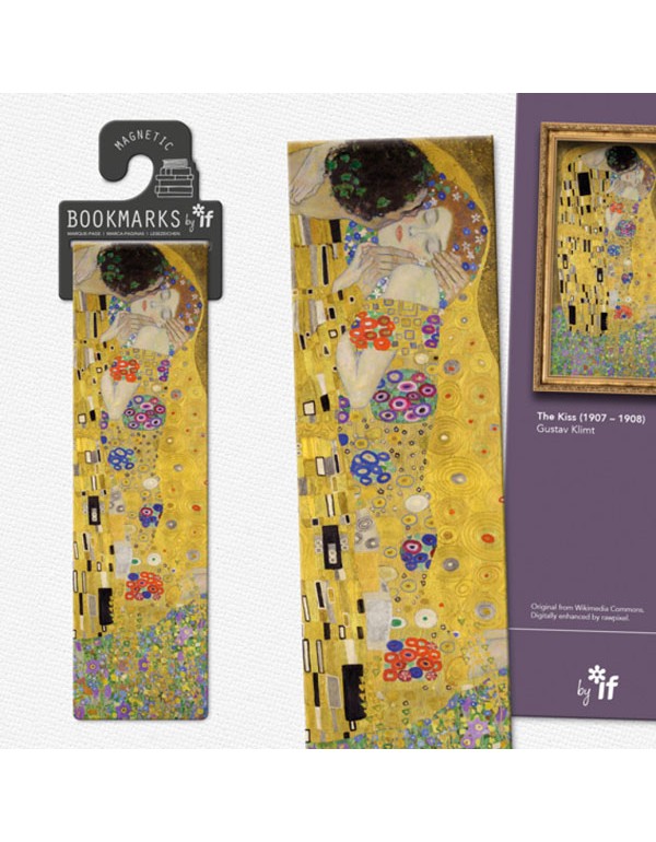 Classics Magnetic Bookmarks - The Kiss