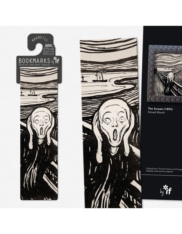 Classics Magnetic Bookmarks - The Scream