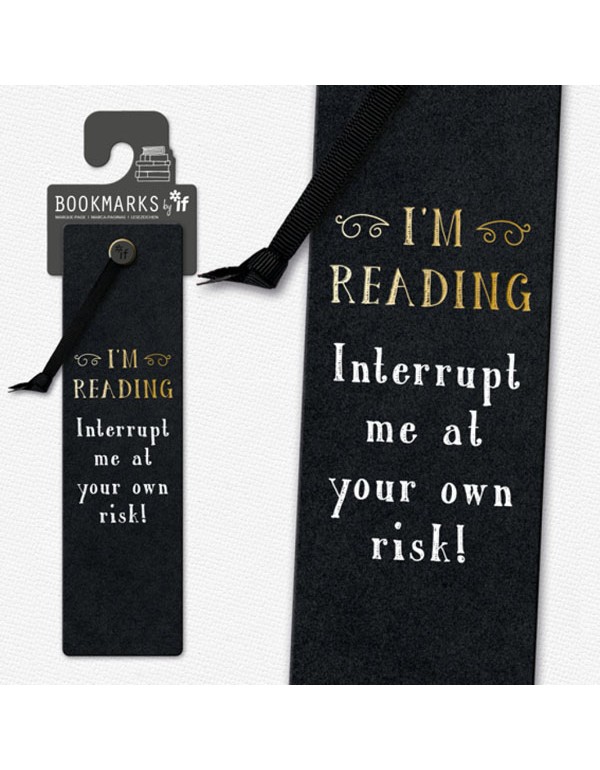 Literary Bookmarks - Interrupt Me