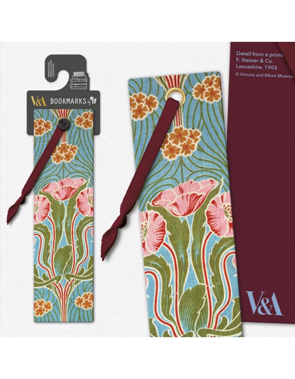 V&A Bookmarks - Steiner Poppies