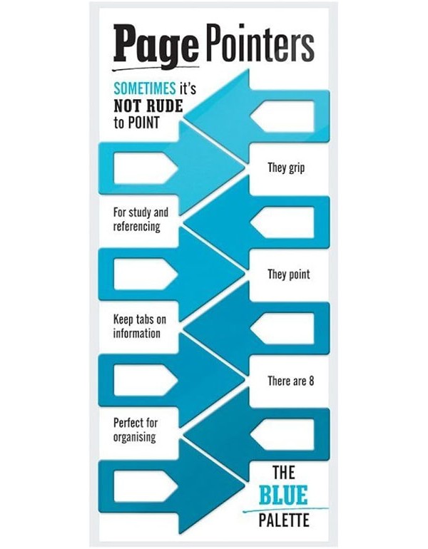 Page Pointers - Blue