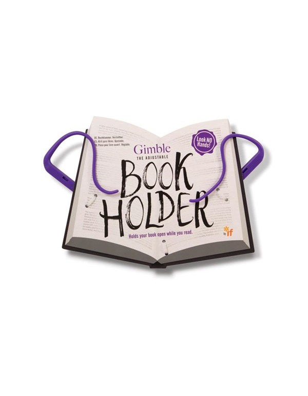 The Gimble Book Holder - Positively Purple