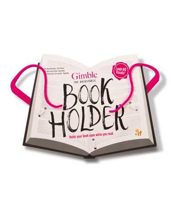 The Gimble Book Holder - Tickled Pink