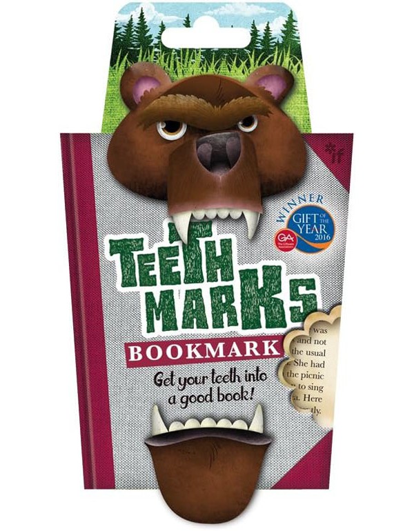 TeethMarks Bookmarks - Bear
