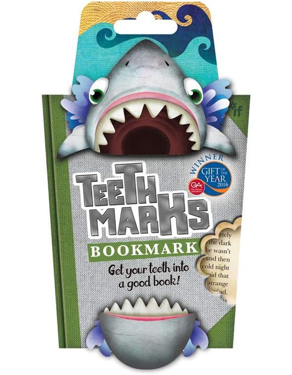 TeethMarks Bookmarks - Shark