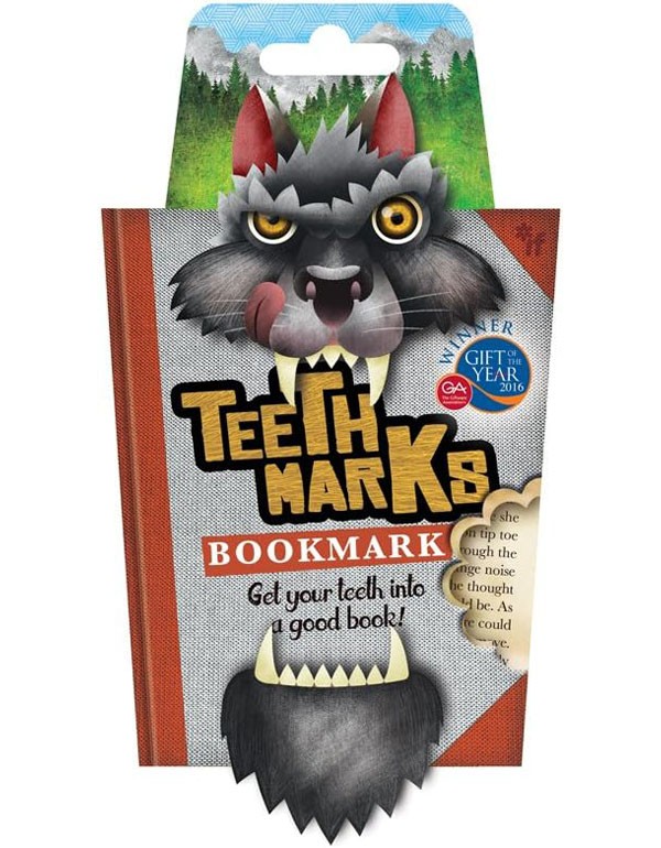 TeethMarks Bookmarks - Wolf