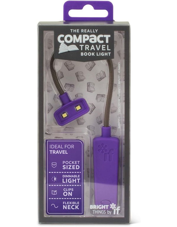 The Really Compact Travel Book Light - Purple