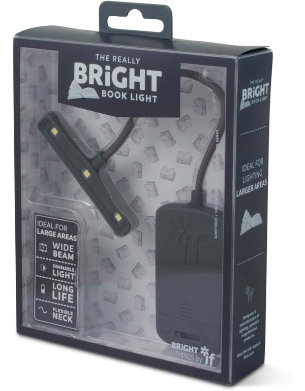 The Really BRIGHT Book Light - Grey