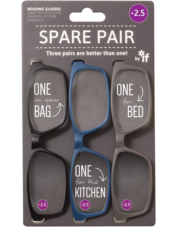 Spare Pair - Reading Glasses +2.5
