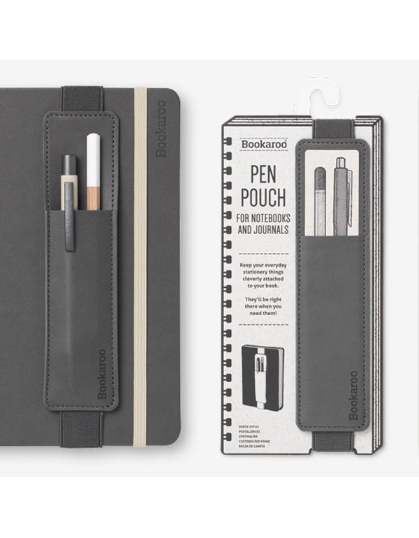 Bookaroo Pen Pouch - Charcoal