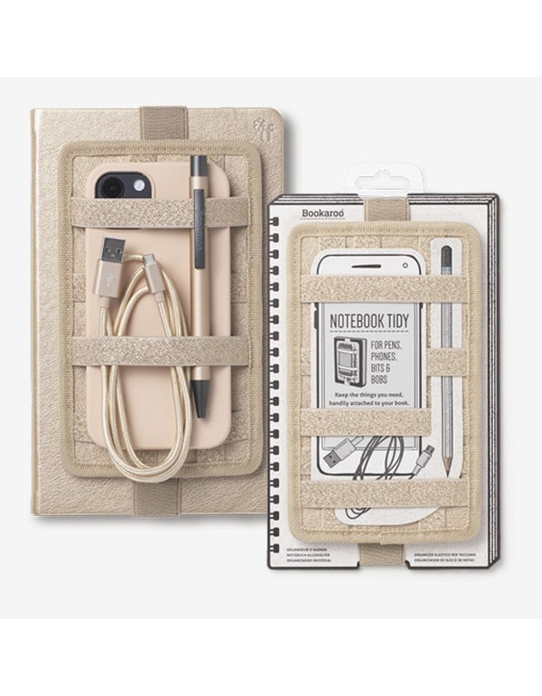 Bookaroo Notebook Tidy - Gold