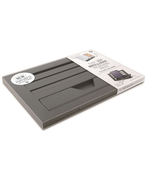 The New Brilliant Reading Rest Classic Grey