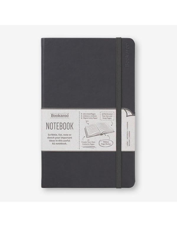 Bookaroo Journal - Black (A5)