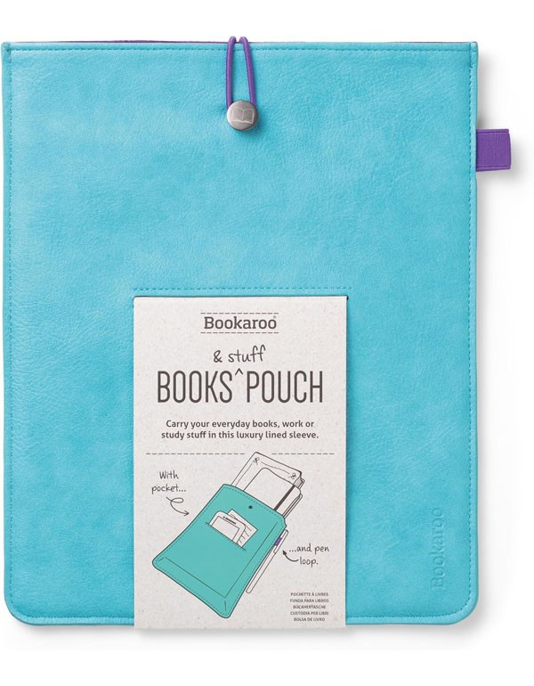 Bookaroo Books & Stuff Pouch - Turquoise