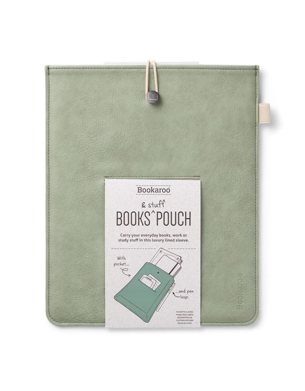 Bookaroo Books & Stuff Pouch - Fern