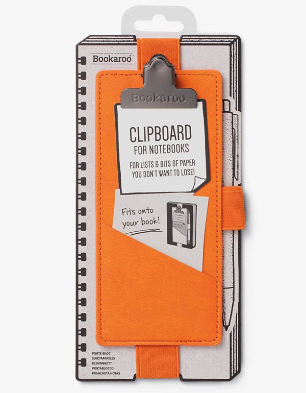 Bookaroo Clipboard for Notebooks Orange
