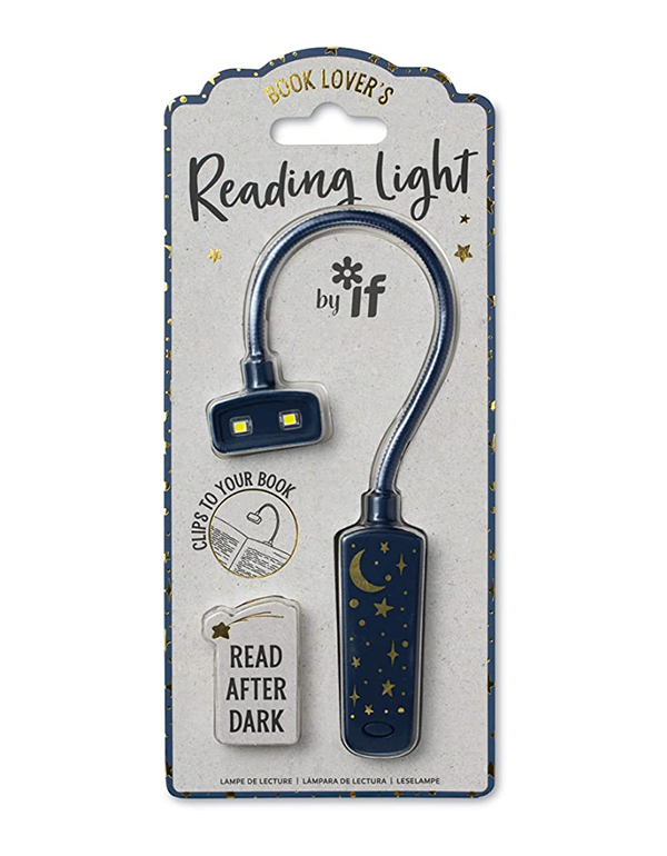 Book Lover's Reading Light, Moon & Stars Patte...