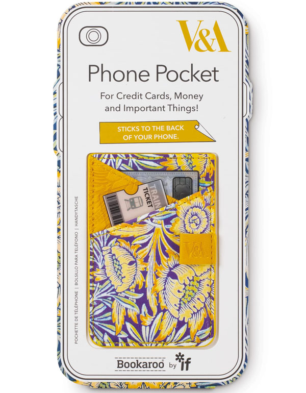 V&A Bookaroo Phone Pocket Morris Tulip & Willow