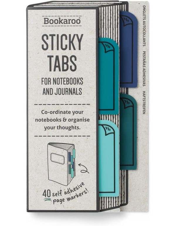 Bookaroo Sticky Tabs - Blues