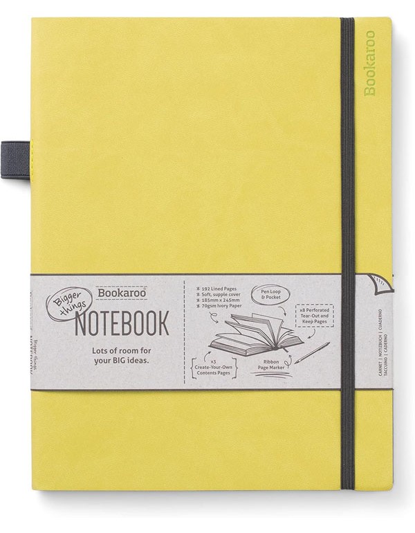 Bookaroo Bigger Things Notebook Journal - Lime