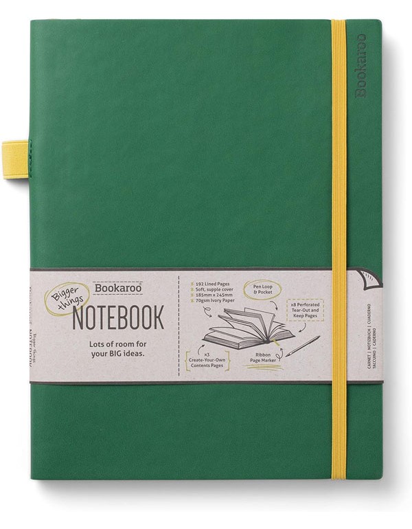 Bookaroo Bigger Things Notebook Journal - Forest G...