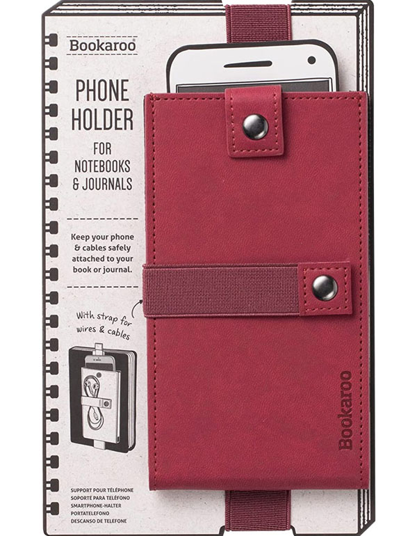 Bookaroo Phone Holder Dark Red
