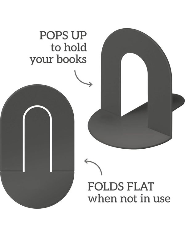 The Pop Up Book End - Charcoal