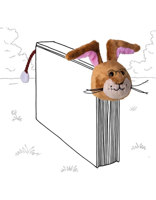 Book-Tails Bookmark - Rabbit