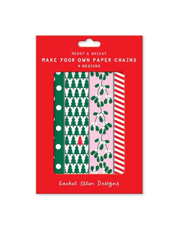 Paper Chains - Christmas Trees/Mistletoe/Spots