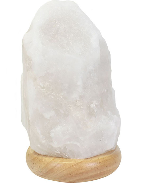 Large White Usb Colour Changing Salt Lamp