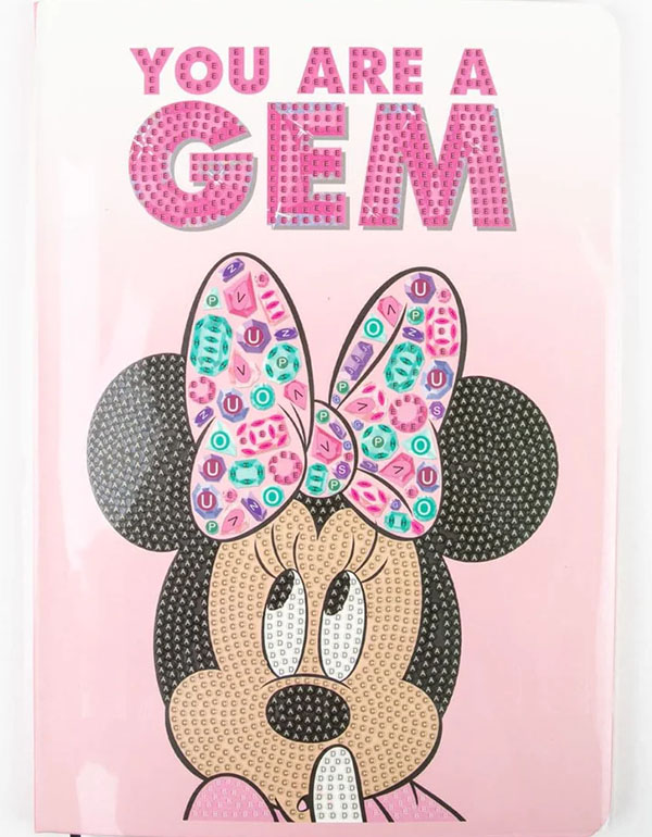 Crystal Art Notebook - Classic Minnie